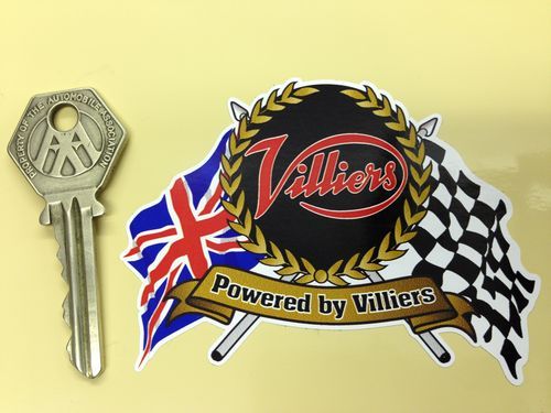 Villiers flags scroll - villiers,