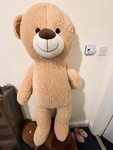 Large giant teddy bear beige - large,