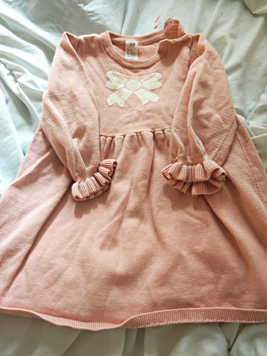 Girls pink white - h&m, knit