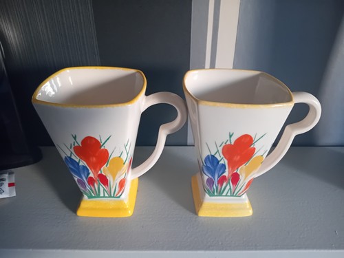 Clarice cliff style crocus - 2x,