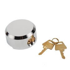 Heavy Duty 73mm Round Concealed Padlock Shutter Gate Door Van Replacement Lock
