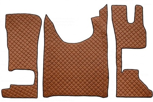 Brown eco leather floor - #,