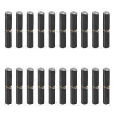 20 Pack 2-1/2" x 3/8" Weld On Bullet Hinges, Weldable Lift Off Hinges for Tra...