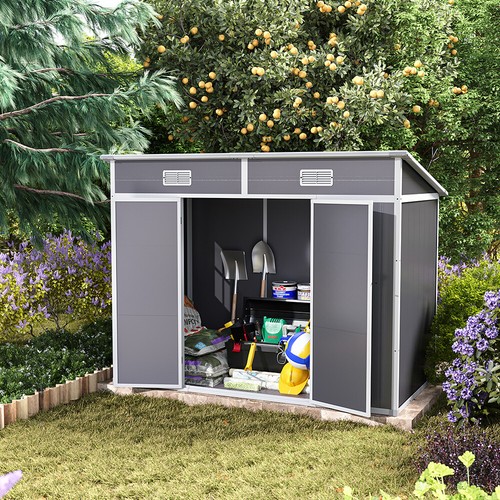 8x4ft plastic garden storage - 8x4ft,