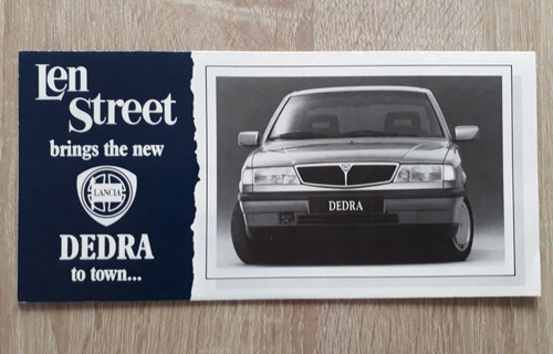 Lancia range brochure 1992 - lancia,