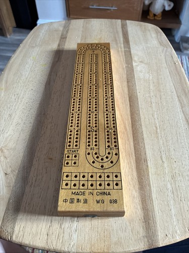 Cribbage board hardwood - cribbage, by