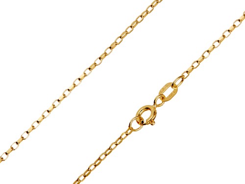 9ct yellow gold necklace - yellow,