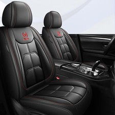 For Renault Front Car Seat Cover PU Leather Waterproof & Scratch-Resistant 2PCS