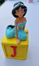 Disney Grolier Alphabet Fun Blocks Collectable Figurine Letter J - Jasmine