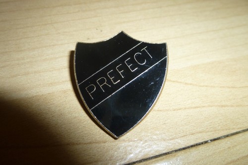 Vintage black enamel prefect - vintage,