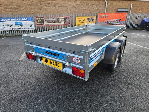 Car trailer twin axle unbraked - trailer,
