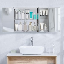 Mirrored Bathroom Cabinet 2 3