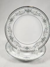 NORITAKE CHINA COLBURN 6107 MADE IN JAPAN 2 BREAD PLATES  6 3/8" DIAMETER.