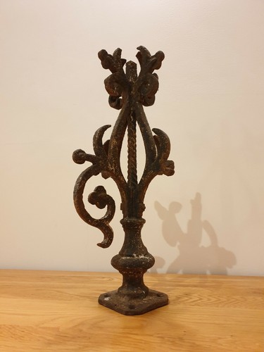 Iron finial cast - iron, fence