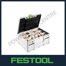 Festool 576791 Domino XL Beechwood Domino Set DS/XL D8/D10 306 BU With Systainer