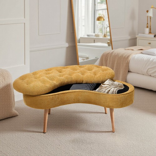 Storage ottoman yellow - ottoman,