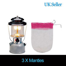 3 x lamp mantles to fit Coleman Lantern, Gas Lanterns Etc Smaller Size