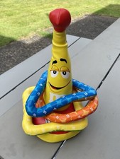 M&M'S World ~Ring Toss Set Hoopla Game Lightweight foam By Mars 2013 ** torn bag