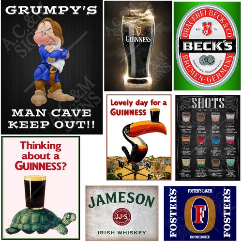 Beer man cave - beer, metal
