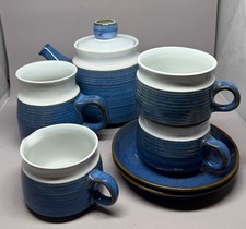 Denby  Langley Chatsworth Vintage China in Blue and White