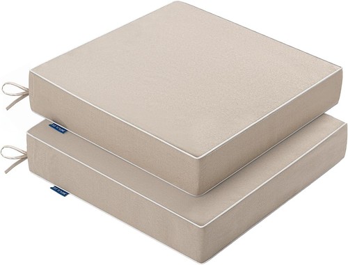 Beige outdoor chair cushions - outdoor,