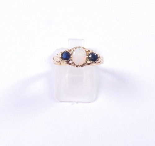 Opal and sapphire stone - 3,