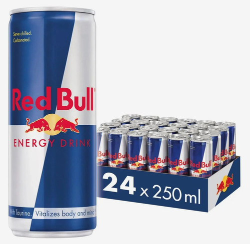 Red bull energy drink - bull, 250ml