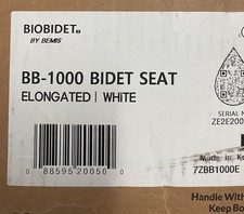 Bio Bidet BB-1000 Electric Smart Bidet Elongated Toilet Seat White