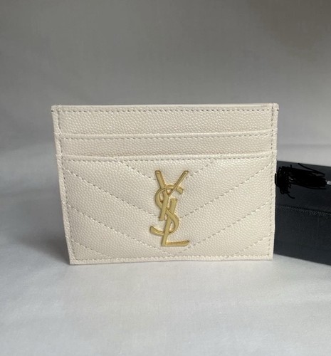 Ysl card holder beige - ysl,