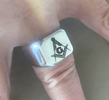 Men Stunning Silver Stainless