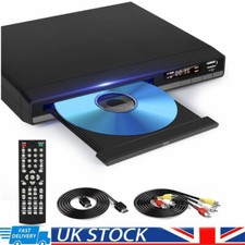 1080P DVD Player All Region Free DVD CD USB Player With HD+RCA Output USB Input
