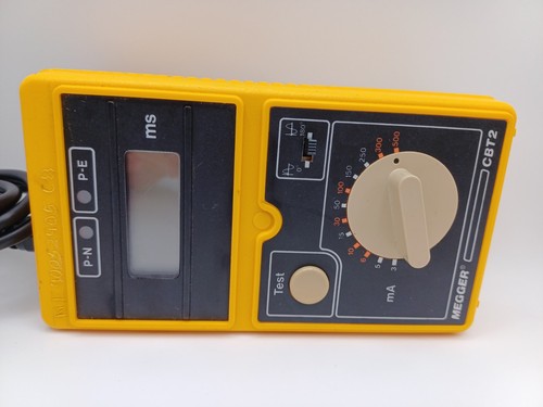 Megger cbt2 rcd circuit - megger,