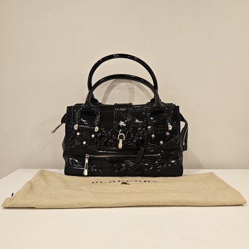 Burberry manor black patent - manor,