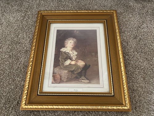 Vintage picture frame gold - vintage,