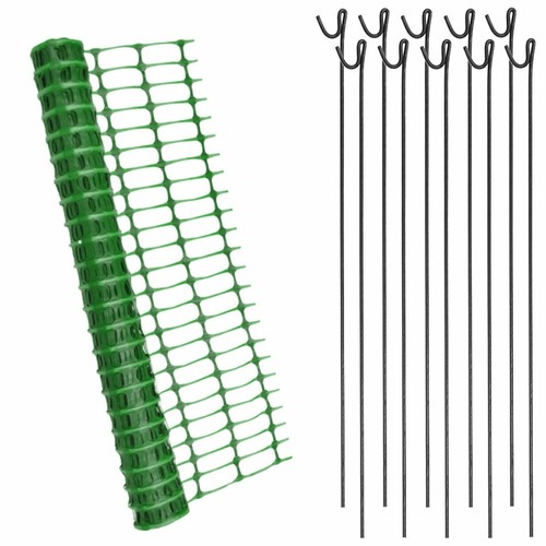 Green plastic mesh safety - plastic,