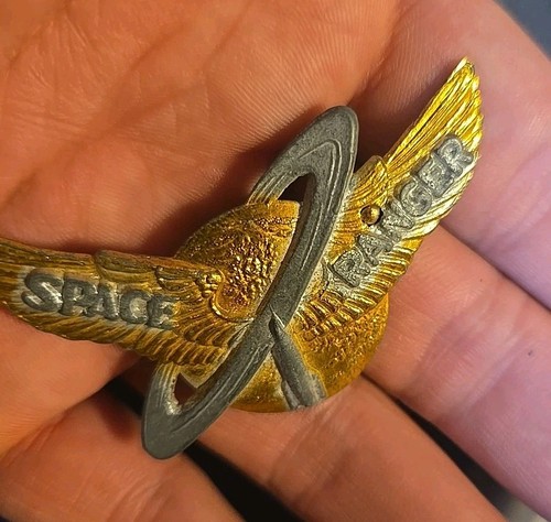Vintage space ranger badge pin - ranger,