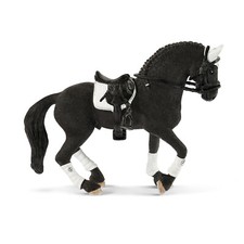 Schleich 42457 Frisian Stallion riding tournament model Frisian horse toy Horses