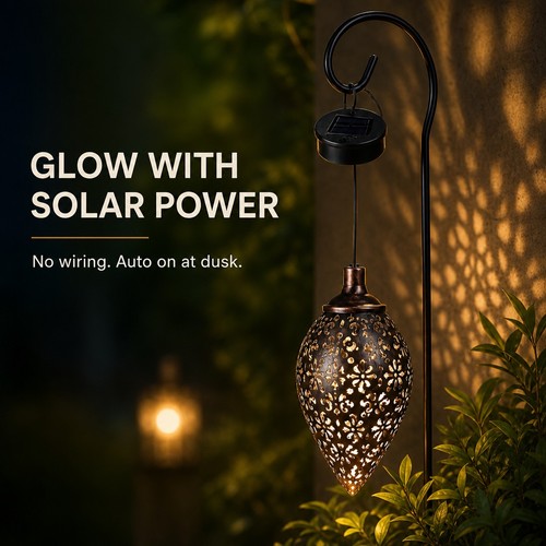 4pcs solar moroccan lantern - moroccan,