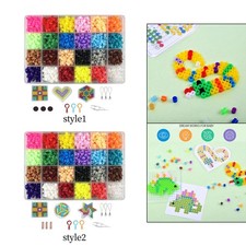 2400 Pieces Hama Beads Fuse Beads Craft Kit Christmas Gift Handmade Craft Toy 24