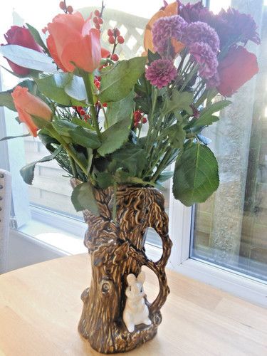 Sylvac large oak tree rabbit - oak, &