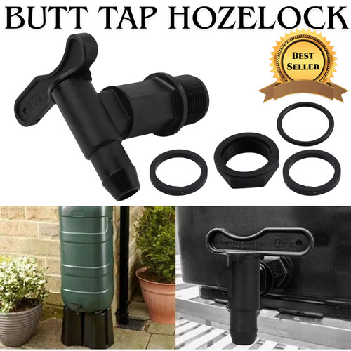 2pcs water butt tap - water, hozelock