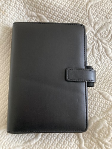 Vintage black filofax identity - black,