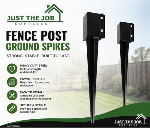 Black powder coated - powder,