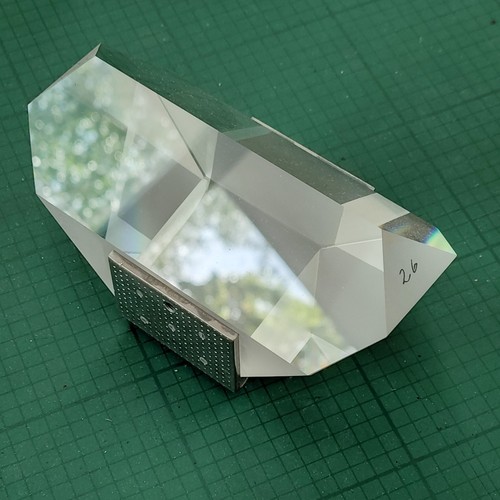 Superb optical glass large - ,