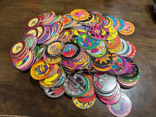 Huge vintage 1990s pogs - vintage,