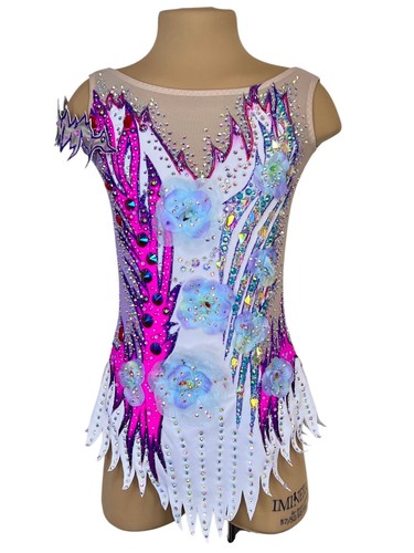 Rhythmic gymnastics white pink - rhythmic,
