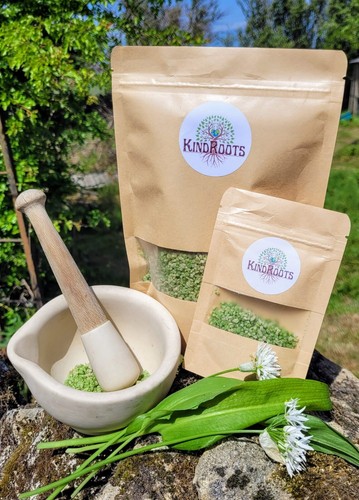 Handcrafted wild garlic salt - handcrafted,