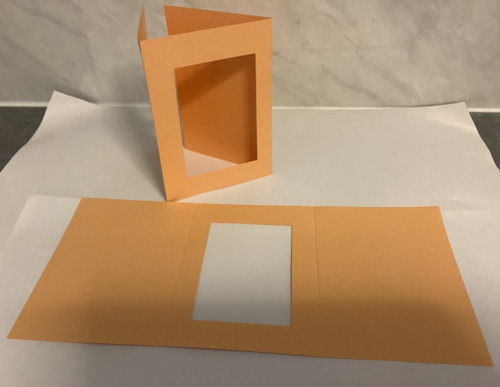 Small pale orange oblong - small,