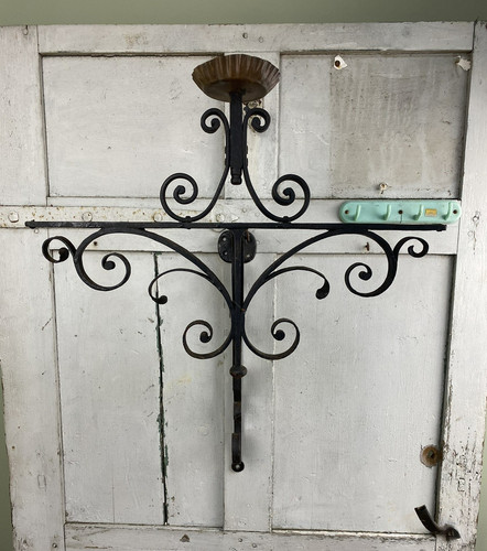 Large hand forged wrought - forged, iron