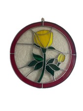 Vintage Frosted Stained Glass